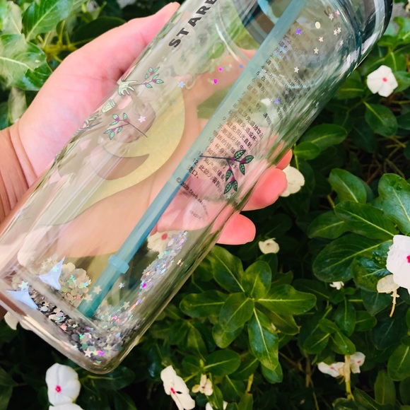🧜🏻‍♀️LAST🧜🏻‍♀️ Starbucks Anniversary Glass Cup - Picture 2 of 4